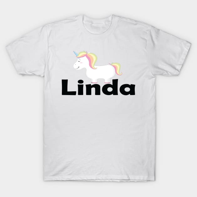 Linda Unicorn T-Shirt by ProjectX23Red